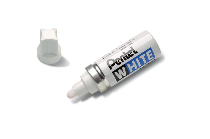 Pentel lakkmarker kerek hegyű 6,6 mm - fehér